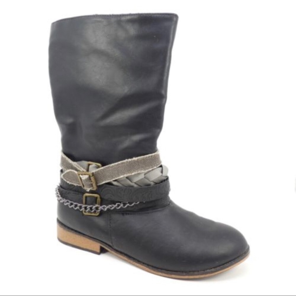 Girls sz5 Women’s summer7 Mudd Moto Boots
